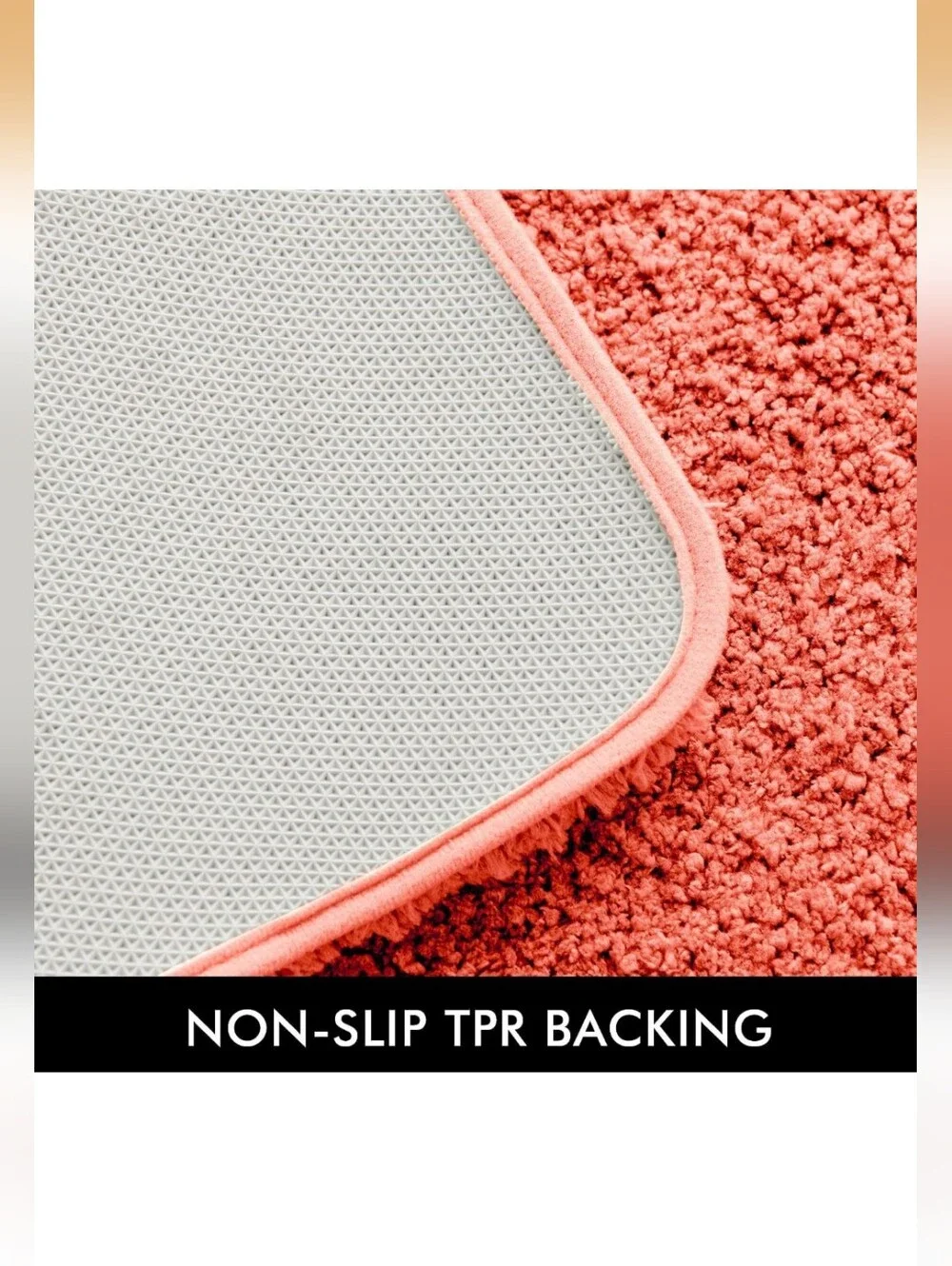 🆕 Coral Plush Bath Mat - Soft Non-Slip Bathroom Rug Miulee